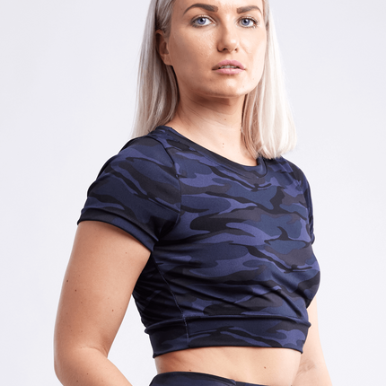 Short-Sleeve Crop Top