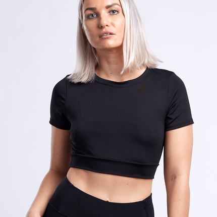 Short-Sleeve Crop Top