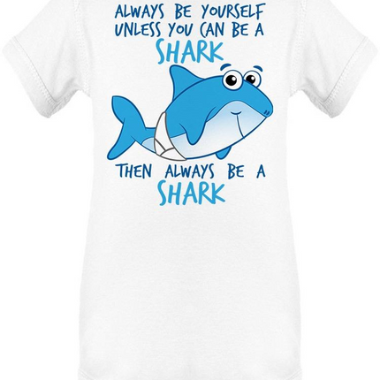 Always Be Yourself Unless Shark Bodysuit Baby's -Image by Shutterstock