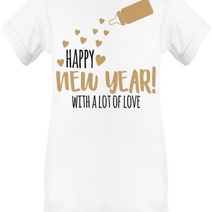 Happy New Year With Some Love Baby's Bodysuit