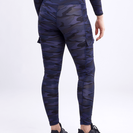 High-Waisted Leggings with Side Cargo Pockets