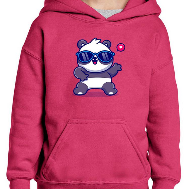 Cute Cool Panda W Sunglasses Hoodie -Image by Shutterstock