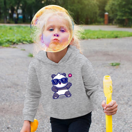 Cute Cool Panda W Sunglasses Hoodie -Image by Shutterstock
