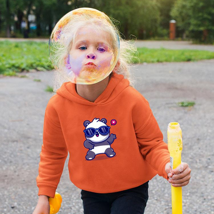 Cute Cool Panda W Sunglasses Hoodie -Image by Shutterstock