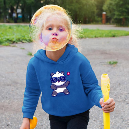 Cute Cool Panda W Sunglasses Hoodie -Image by Shutterstock