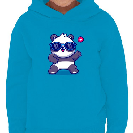 Cute Cool Panda W Sunglasses Hoodie -Image by Shutterstock