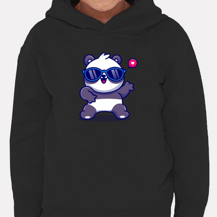 Cute Cool Panda W Sunglasses Hoodie -Image by Shutterstock
