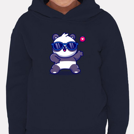 Cute Cool Panda W Sunglasses Hoodie -Image by Shutterstock