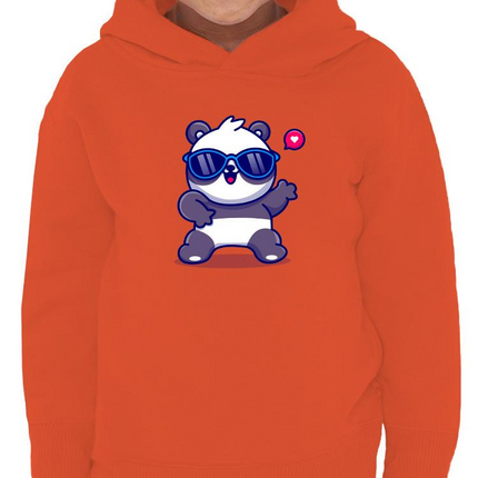 Cute Cool Panda W Sunglasses Hoodie -Image by Shutterstock
