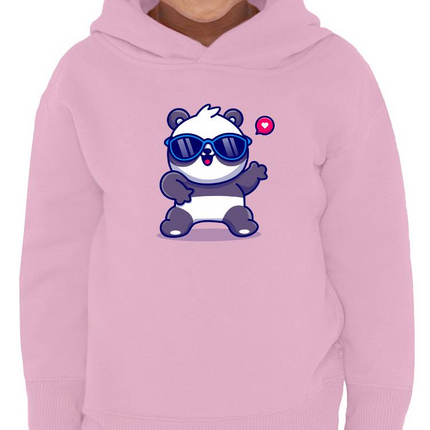 Cute Cool Panda W Sunglasses Hoodie -Image by Shutterstock
