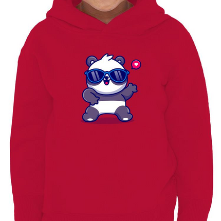 Cute Cool Panda W Sunglasses Hoodie -Image by Shutterstock