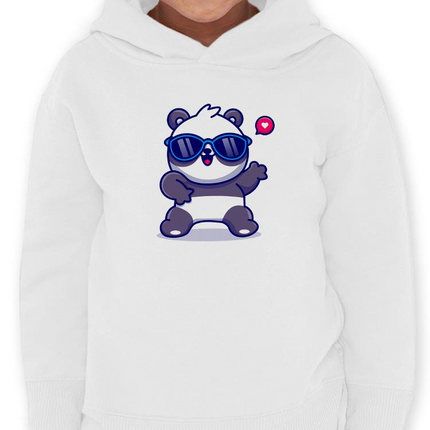 Cute Cool Panda W Sunglasses Hoodie -Image by Shutterstock
