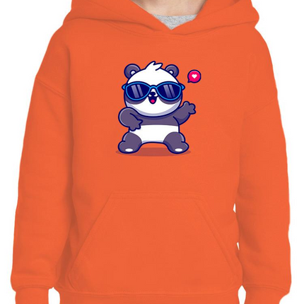 Cute Cool Panda W Sunglasses Hoodie -Image by Shutterstock
