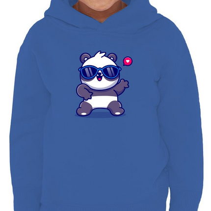 Cute Cool Panda W Sunglasses Hoodie -Image by Shutterstock