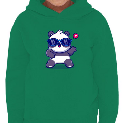 Cute Cool Panda W Sunglasses Hoodie -Image by Shutterstock