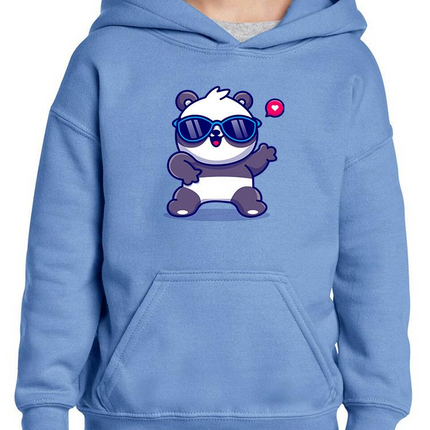 Cute Cool Panda W Sunglasses Hoodie -Image by Shutterstock
