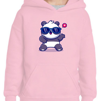 Cute Cool Panda W Sunglasses Hoodie -Image by Shutterstock