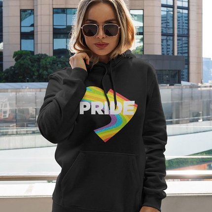 Pride Rainbow Hoodie Women's -GoatDeals Designs
