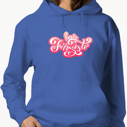 Buon Ferragosto Red Lettering Hoodie -Image by Shutterstock