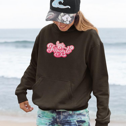 Buon Ferragosto Red Lettering Hoodie -Image by Shutterstock