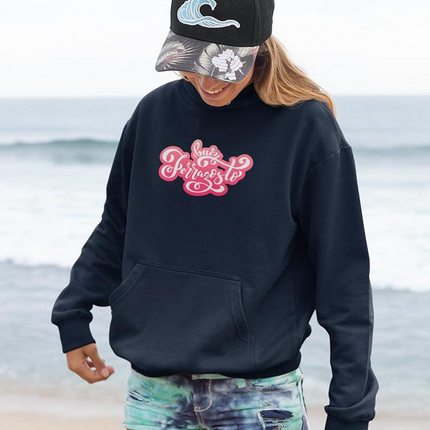 Buon Ferragosto Red Lettering Hoodie -Image by Shutterstock