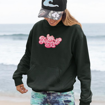 Buon Ferragosto Red Lettering Hoodie -Image by Shutterstock