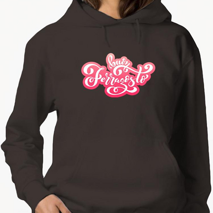 Buon Ferragosto Red Lettering Hoodie -Image by Shutterstock