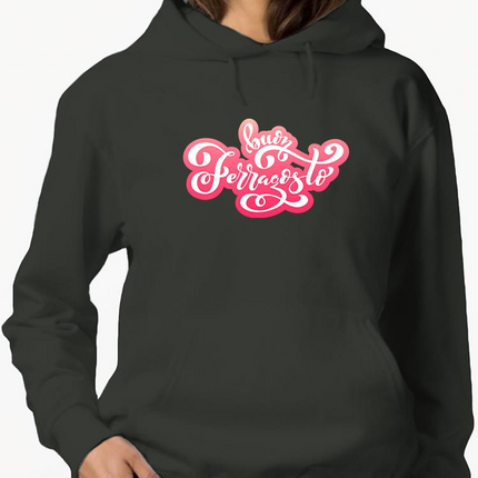 Buon Ferragosto Red Lettering Hoodie -Image by Shutterstock