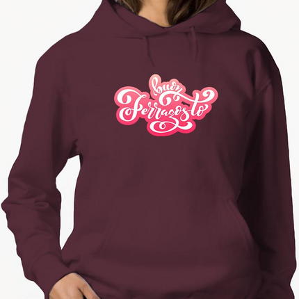 Buon Ferragosto Red Lettering Hoodie -Image by Shutterstock