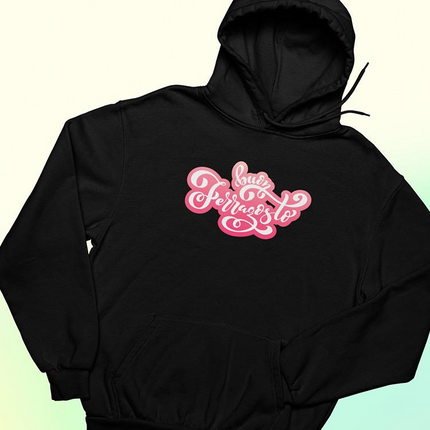 Buon Ferragosto Red Lettering Hoodie -Image by Shutterstock