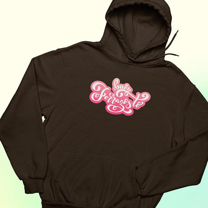 Buon Ferragosto Red Lettering Hoodie -Image by Shutterstock