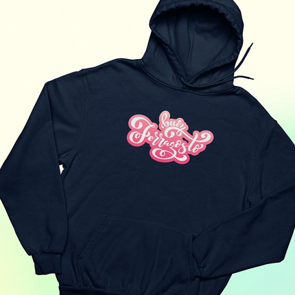 Buon Ferragosto Red Lettering Hoodie -Image by Shutterstock