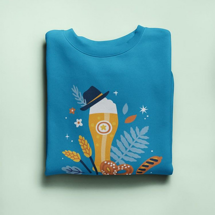Oktoberfest Bavarian Hat Hoodie -Image by Shutterstock
