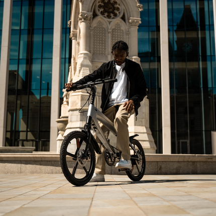 Official Carbon Black E-Bike with Built-in Speakers & Bluetooth (Range up to 60km)