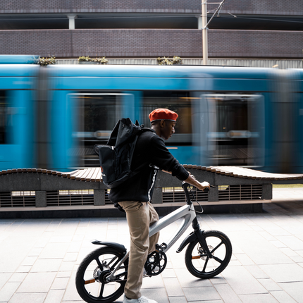 Official Carbon Black E-Bike with Built-in Speakers & Bluetooth (Range up to 60km)