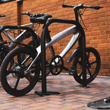 Official Carbon Black E-Bike with Built-in Speakers & Bluetooth (Range up to 60km)
