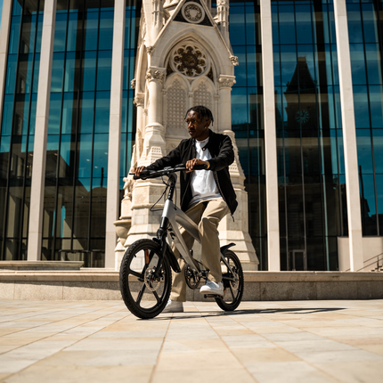 The Official Solar Beam Yellow E-Bike with Built-in Speakers & Bluetooth (Range up to 60km)