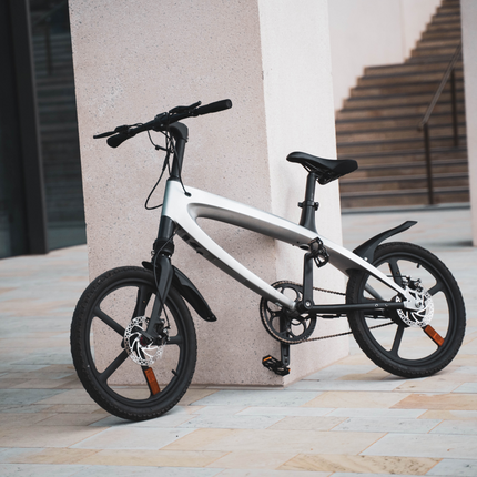 The Official Solar Beam Yellow E-Bike with Built-in Speakers & Bluetooth (Range up to 60km)