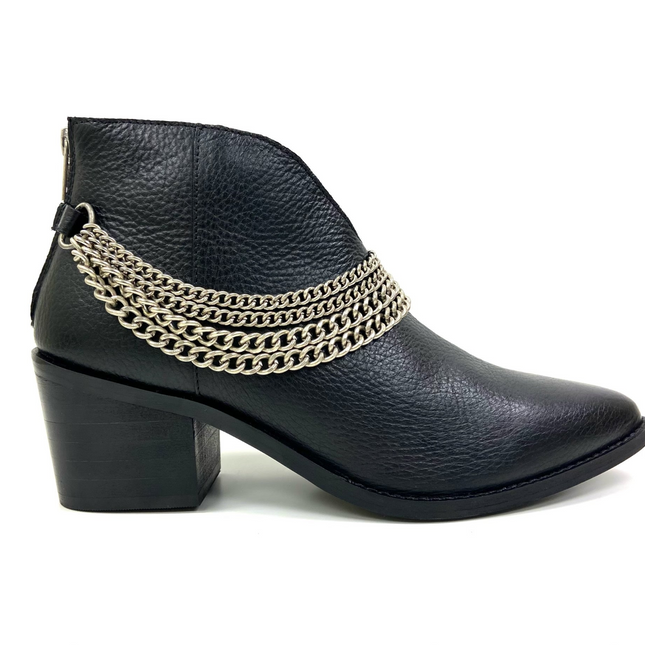 Josephine Chained Western Bootie