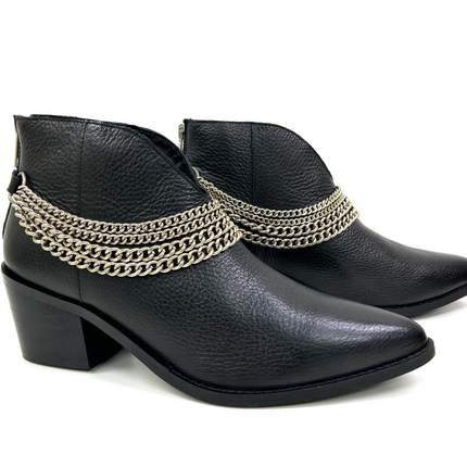 Josephine Chained Western Bootie
