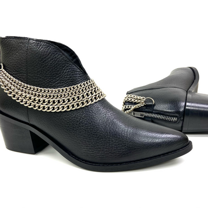 Josephine Chained Western Bootie