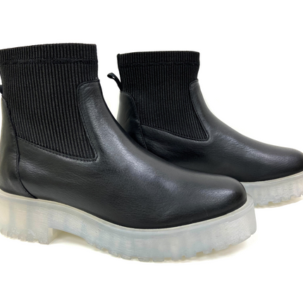 Olivia Clear Platform Chelsea