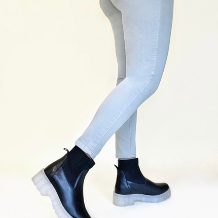 Olivia Clear Platform Chelsea