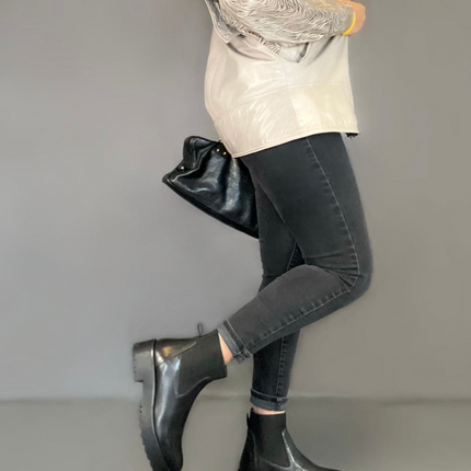 Olivia Black Platform Chelsea