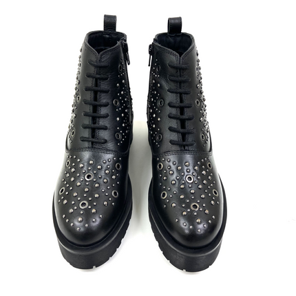Robyn Black Studded Bootie