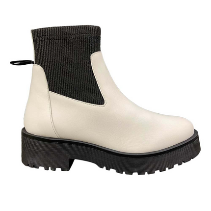 Olivia White Platform Chelsea