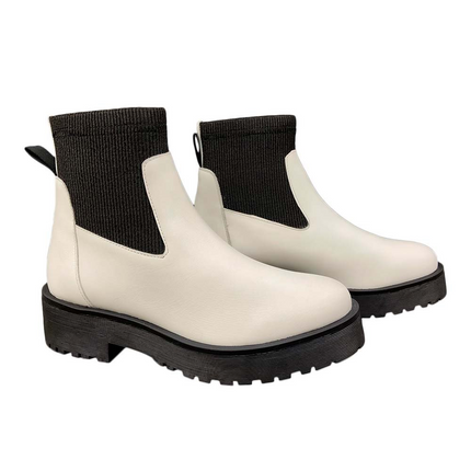 Olivia White Platform Chelsea