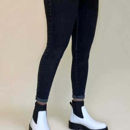 Olivia White Platform Chelsea