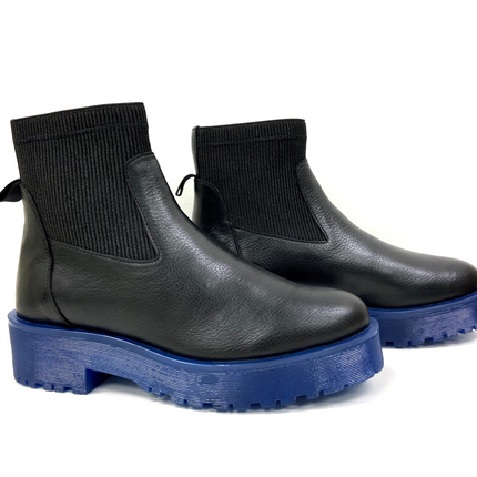 Olivia Blue Platform Chelsea