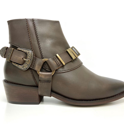 Norah Brown Western Bootie